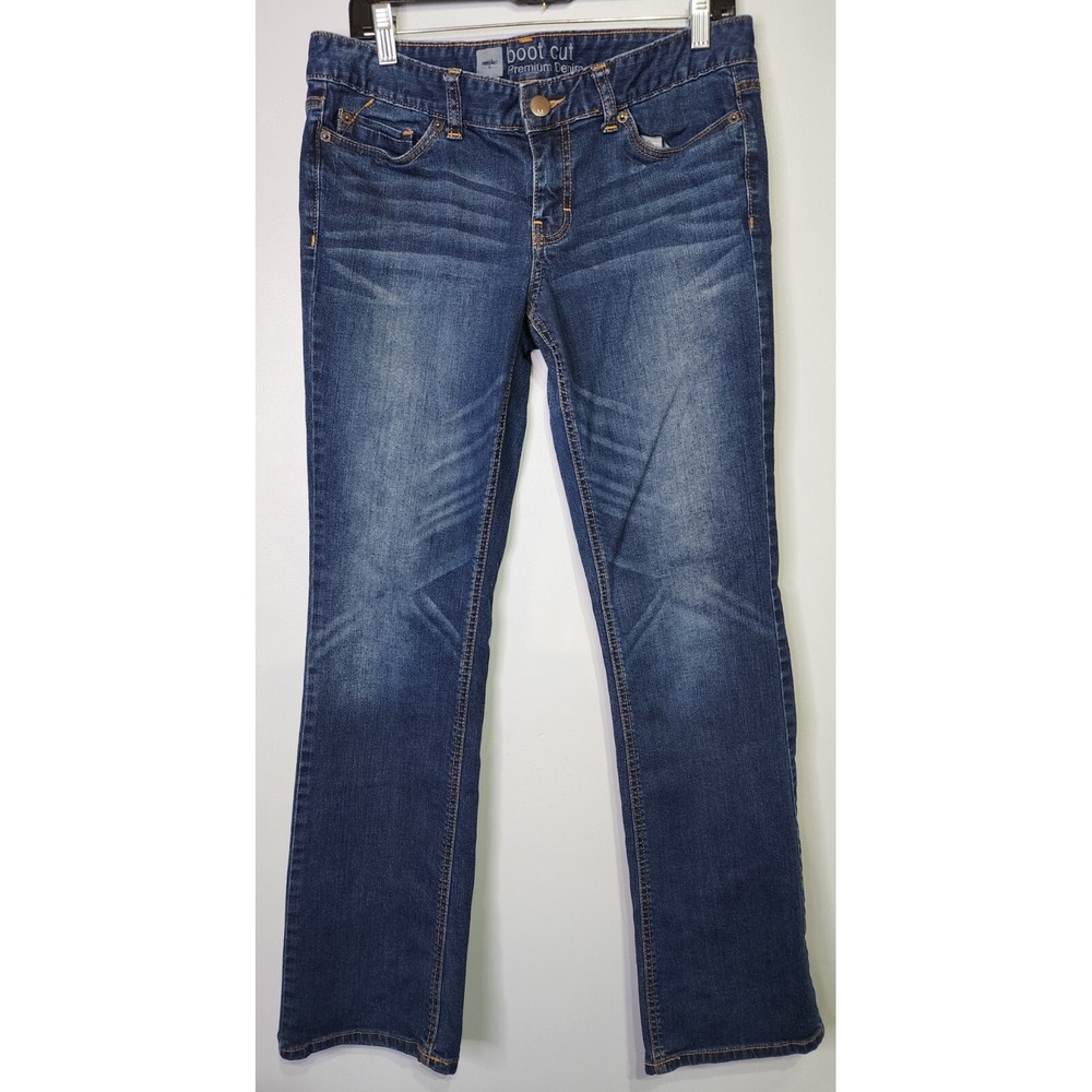 Mossimo Womens Size 10R Boot Cut Fit 3 Premium Denim Blue Jeans